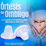 Ortesis de silicona anatómica para ombligo - Moldea el tejido y facilita una cicatrización natural