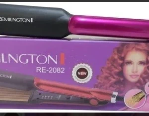 Plancha de cabello Remington con control de temperatura - reduce el frizz y logra un acabado sedoso profesional cada día
