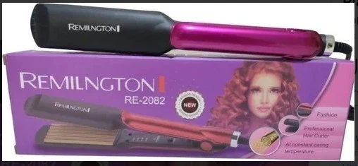 Plancha de cabello Remington con control de temperatura - reduce el frizz y logra un acabado sedoso profesional cada día