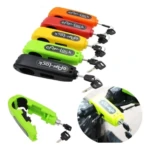Candado de seguridad Caps para manillar de moto o bicicleta, disponible en varios colores brillantes, con llave.