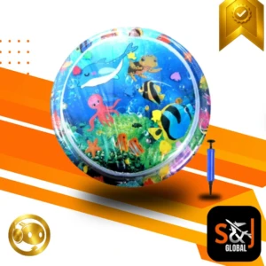 Tapete sensorial inflable de agua con diseño marino, incl. bomba.