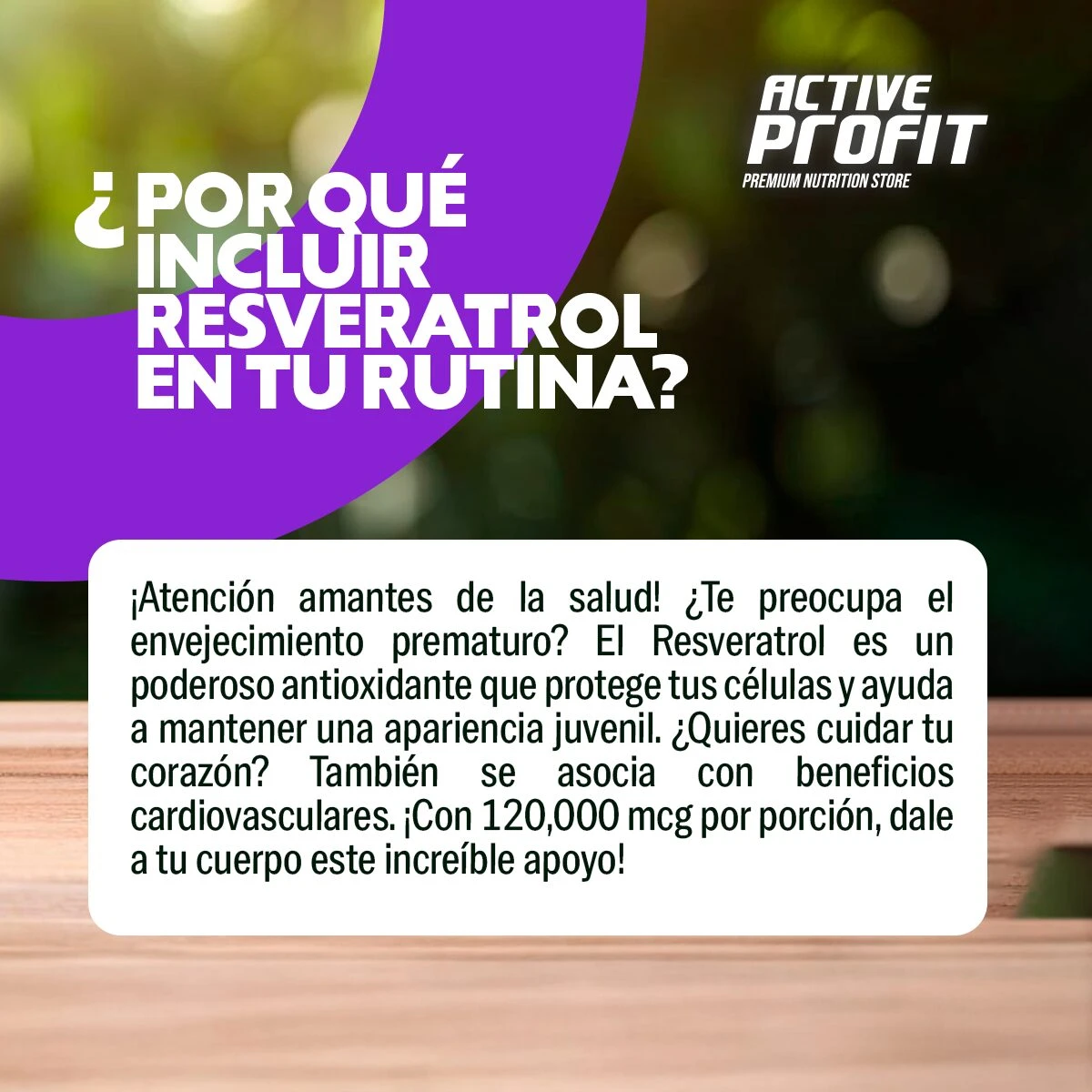 Gomas de resveratrol para la salud, bienestar y piel joven.