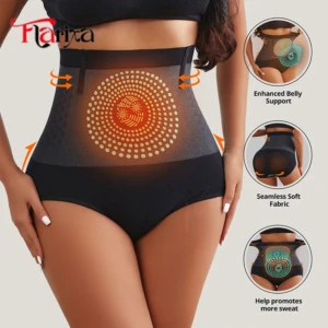 Panty faja control abdomen con efecto calor y soporte.