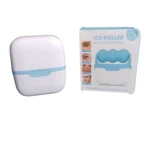 Ice Roller S30 blanco y azul, para reducir arrugas y ojeras, reafirmar y dar forma a la piel.
