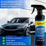 Sopami: Spray cerámico para autos que protege y da brillo espejo, ideal para todos los colores y tipos.