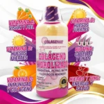 V001 Coctel Juventud Colageno 1L con Vitamina A, D, C, Biotina, Hierro y Zinc.