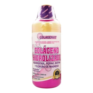 Botella de Colágeno Hidrolizado V001 Coctel Juventud, 1000 ml, sabor uva.
