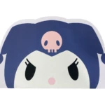 Tapete Kuromi azul con diseño de personaje y calavera, antideslizante.