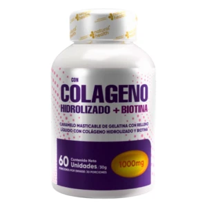 Colágeno con Biotina Natural H. 60 Und