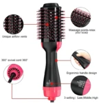 Cepillo Masajeador con Vapor para Cabello - Hidrata, Suaviza y Reduce el Frizz - Imagen 3