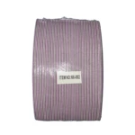 Lima para uñas medialuna, morada y gris rayada, con etiqueta "ITEM NO:NX-002".
