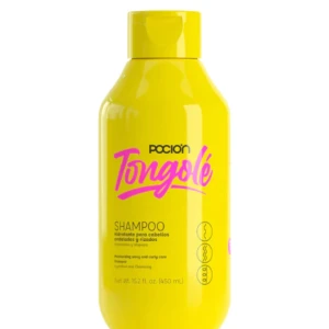 Shampoo Tongole Poción amarillo para cabello ondulado y rizado, 15.2 oz.
