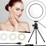 Anillo Aro de Luz LED 16cm con Trípode - Mejora tus fotos y videos con luz profesional - Imagen 3