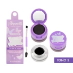 Set de betún para cejas en tono 3, con aplicador doble.