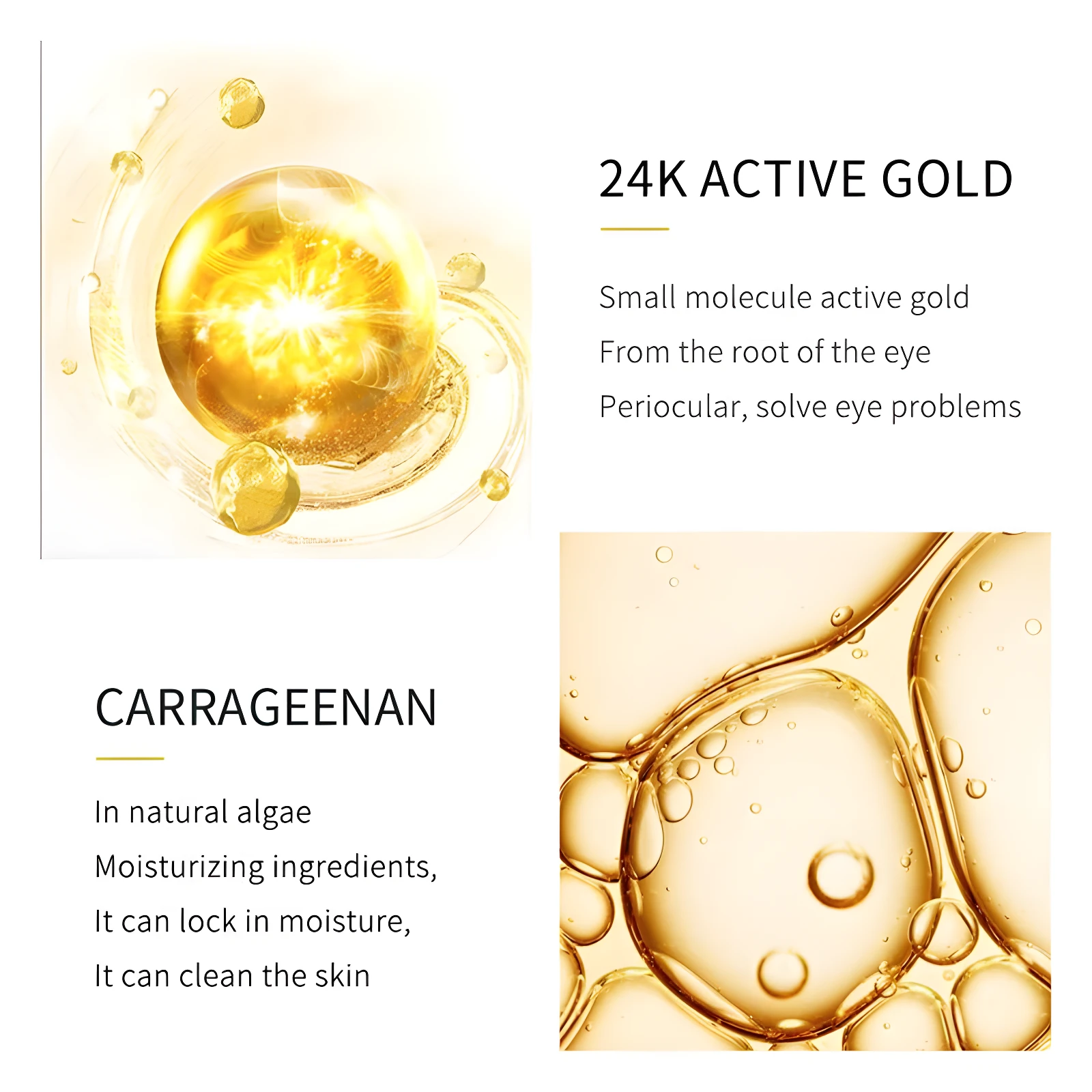 Set x2 Combo: Rizador de pestañas y parches de ojos con colágeno dorado para revitalizar y humectar.