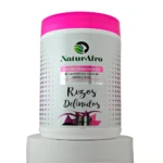 Crema para peinar Natur-Afro Rizos Definidos 1L, con aceite de jojoba y olivo, para cabello rizado.