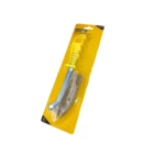 Escobilla cepillo alambre para limpieza, mango amarillo, empaque blíster amarillo, 1 pieza.