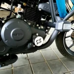 Filtros de aceite Yamaha FZ 2.0, parte inferior motor moto, color negro, dos unidades.