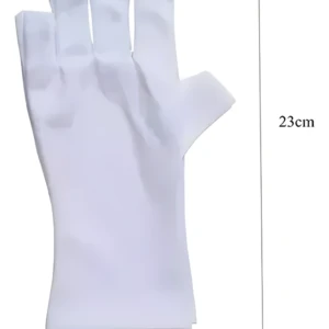 Set x2 Guantes Protección UV Manicura Gel UV - Protege tu piel durante el secado de uñas
