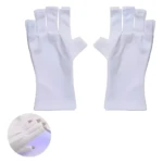 Set x2 Guantes Protección UV Manicura Gel UV - Protege tu piel durante el secado de uñas - Imagen 3