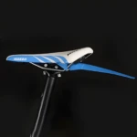 Guardabarros MTB Mosso azul y blanco, ajustable, protege de barro.