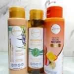 Kit Anyeluz 3x1: Acondicionador, Shampoo y Coctel Frutal con Romero y extractos naturales, 500 ml cada uno.