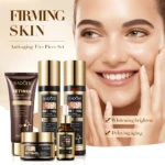 Kit Sadoer Retinol Antiedad, set de 5 productos de lujo con crema, suero y loción.