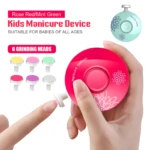 Lima eléctrica para bebé rosa, incluye 6 cabezales de distintos colores y un accesorio mint green.