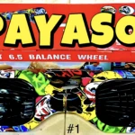 Patineta eléctrica autoequilibrada de 6.5 pulgadas con diseño Payaso y luces LED para niños.