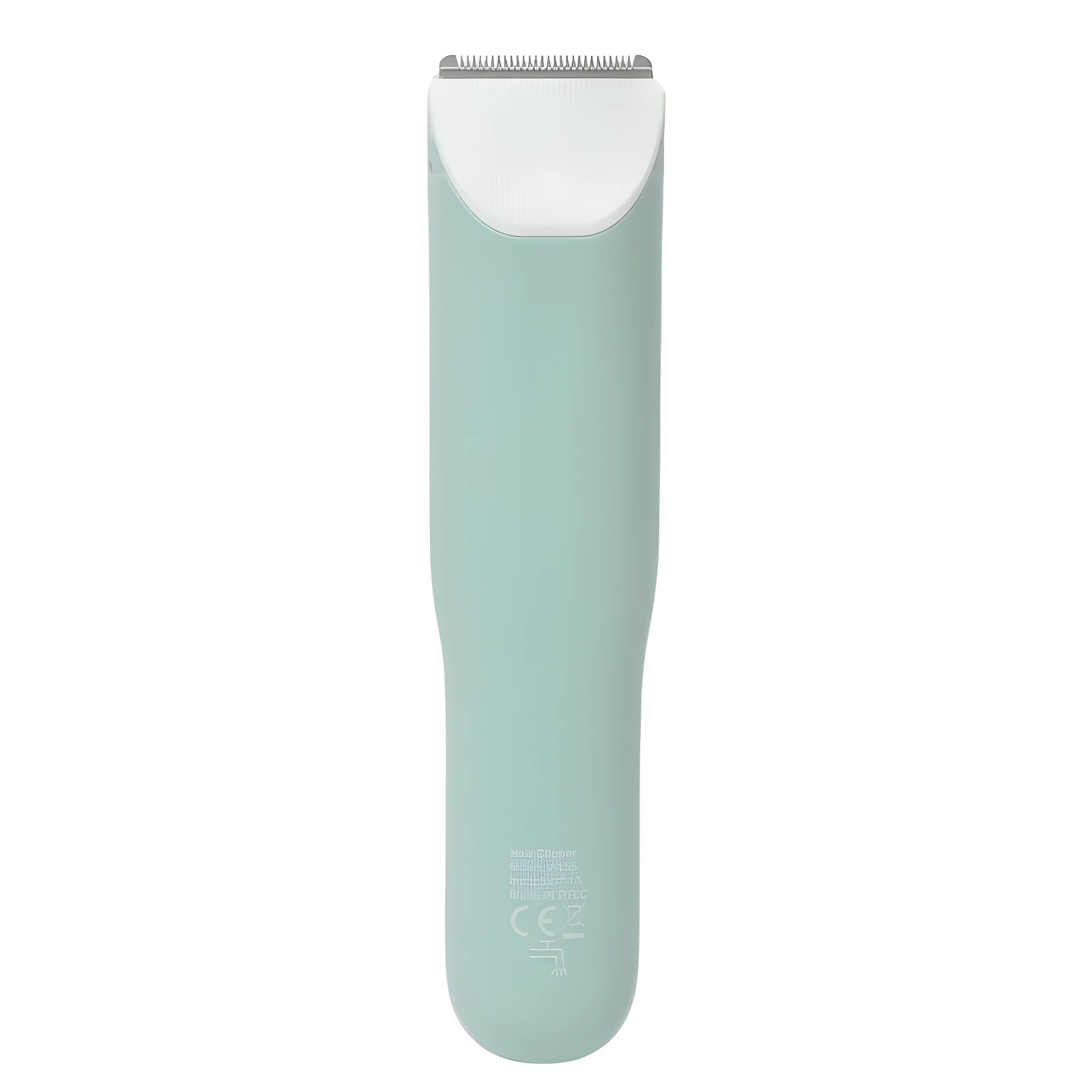 Cortadora de cabello para bebé VGR V-155, color verde menta, diseño ergonómico, silenciosa y con succión.