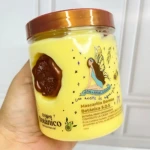 Mascarilla capilar reparadora Bomba S.O.S Origen Botánico, amarilla, con hada y aguacate. 400ml.
