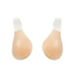 Realce de senos Maxy Bunny de silicona color piel con gancho central, para escote natural sin marcas.