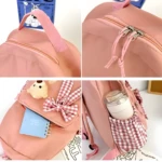 Mochila Escolar Infantil Niña Diseño Divertido Pj-124 - Lleva tus esenciales con estilo y comodidad - Imagen 2