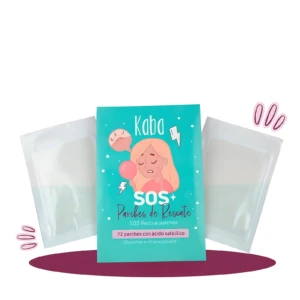 Parches de Rescate SOS Kaba, 72 unidades, con ácido salicílico, para acné.