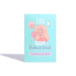 Caja de parches SOS Kaba para el rescate de acné, diseño de chica en fondo turquesa con detalles de rayos.