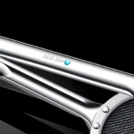 Pinzas de cocina de acero inoxidable SUS 304 con detalle azul y escurridor, ideal para servir alimentos.