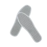 Set x2 plantillas blancas perforadas con infrarrojo, transpirables para calzado.