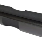 Protector de barra acolchado negro texturizado para gym, reduce presión en hombros y cuello.