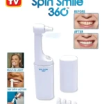 Pulidor dental portátil Smile 360° blanco, con luz LED y estuche. Incluye cabezales.