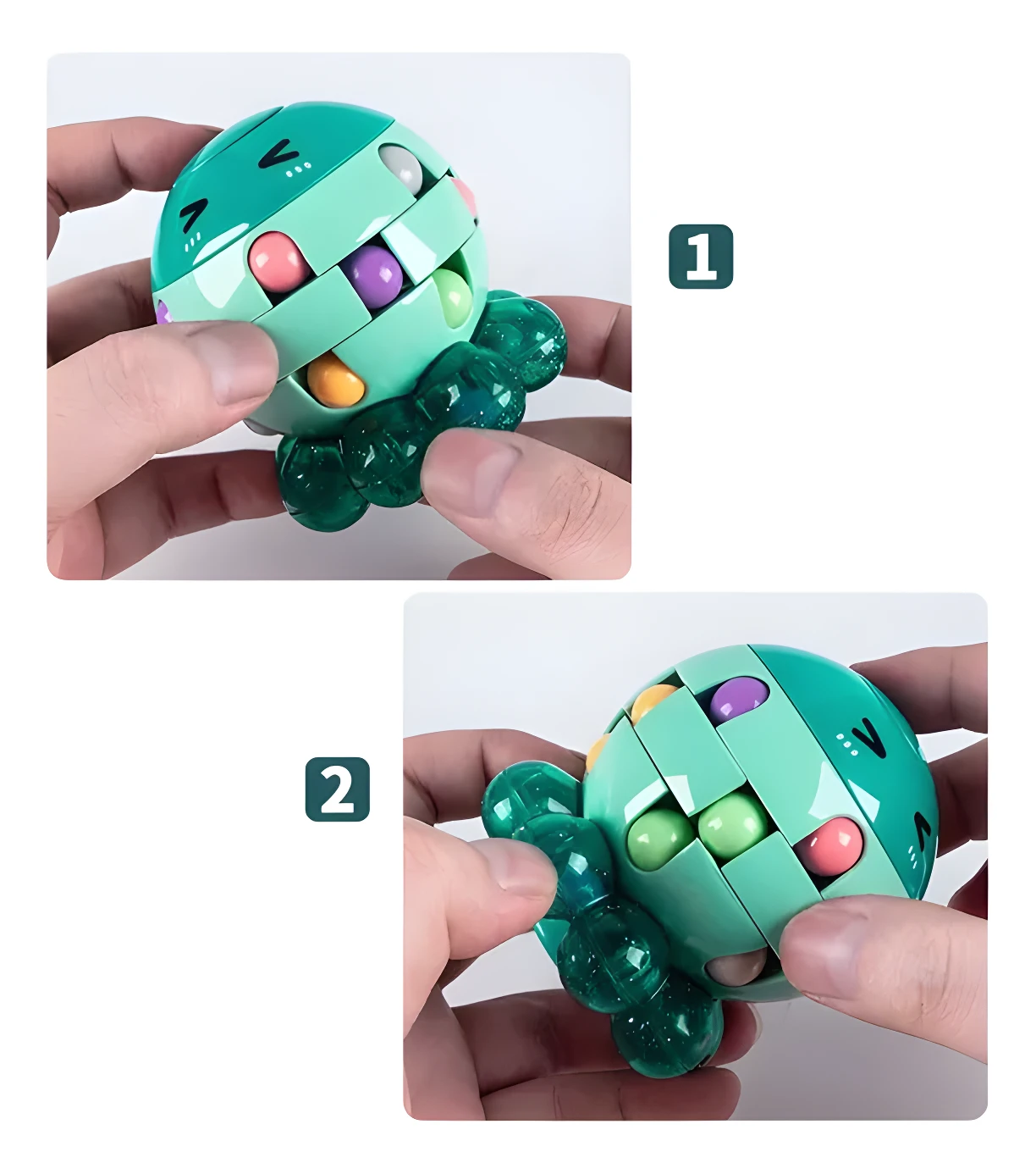 Set x2 Pulpo Spinner Juguete Didactico