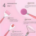 Rodillos Faciales Rejuvenecimiento Masaj - Imagen 3