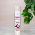 Shampoo Evolución Natural con extracto de cebolla y queratina, 350ml, ideal para el crecimiento capilar.