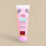 Shampoo Kaba Revitalizante 230 ml en tubo rosa con diseño de flores y pájaros, para dar volumen y densidad.