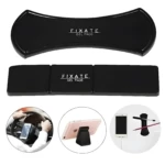 Set x2 soportes celulares multiusos negros Fixate Gel P, ideales para auto, escritorio y pared.