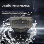 Stop LED para moto, diseño impermeable con luces direccionales brillantes, ideal para carretera.