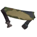 Set x2 sujeta cabeza para silla de carro de bebé, con diseño camuflado y hebillas ajustables.