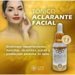Tónico aclarante facial CLASS GOLD con aplicador. Reduce imperfecciones, manchas y exceso de sebo.
