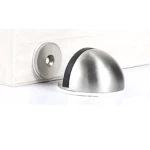 Set x2 topes de puerta magnéticos metálicos para pared. Protege contra golpes.