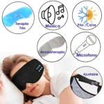 Antifaz Dormir Bluetooth Aromaterapia Gel Frío - Duerme profundo y despierta renovado - Imagen 6