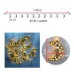 Extension Luces Lunas Metal Ze-042